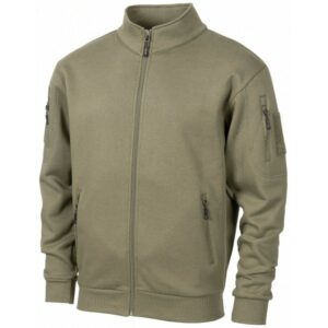Sweatjacke 'Tactical' oliv