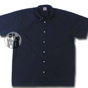 Hemd mit Knöpfen am Kragen - Blau