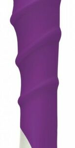 Gerillter Silikon Vibrator - lila