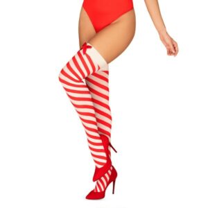 Weihnachts-Strümpfe rot/weiß