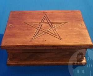 Tarotkästchen Pentagramm