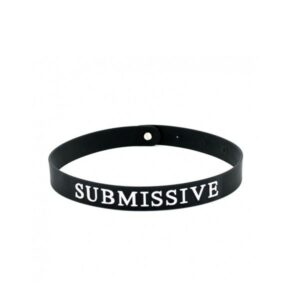 Halsband 'Submissive' Silikon
