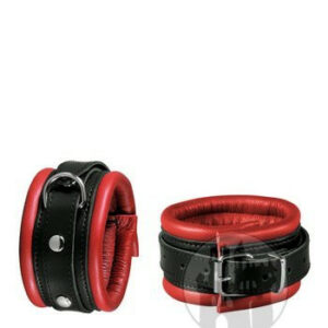 Fussfessel rot mit D-Ring