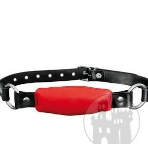 Leder Mundknebel Bananenform rot