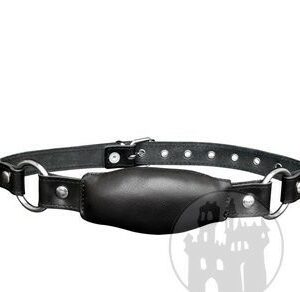 Leder Mundknebel Bananenform schwarz