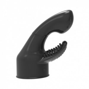 Massager Aufsatz - doppelte Stimulation schwarz