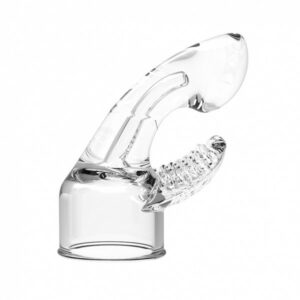Massager Aufsatz - doppelte Stimulation transparent
