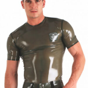 Latex Shirt mit Emblem