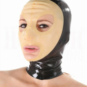 Latex Maske zweifarbig