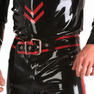 Latex Gürtel 'Military'