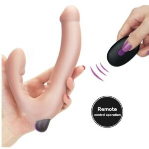Doppelvibrator mit Fernbedienung glatt