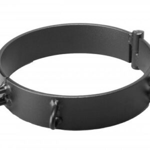 Sklaven Halsband aus Stahl in Schwarz- 15cm Durchmesser