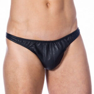 Leder Slip im schlichten Design