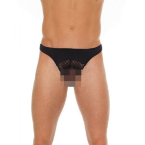 Herren String mit Netz