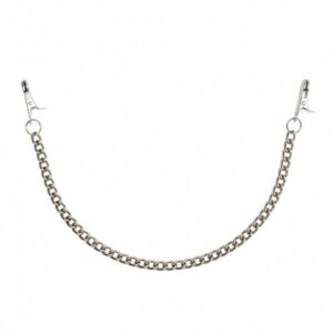 Brustklammern silber mit Kette