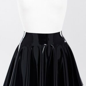 Latex Fit-and-Flare Mini-Rock