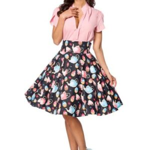 Vintage-Rock mit Cupcakemuster