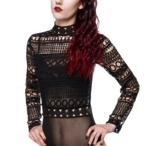 Gothic-Body aus Spitze