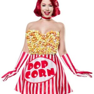 Popcorn-Mädchen Kostüm