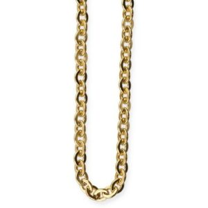 Edelstahlkette mit goldener Beschichtung