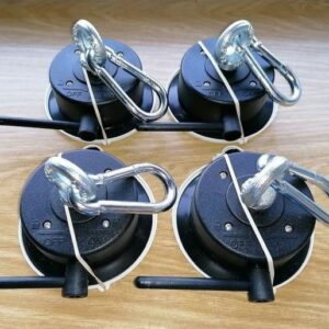 Bondage Points Set - Bondage-Saugnapf Anker