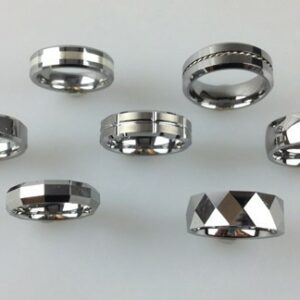 Sortiment 10 Tungsten Ringe