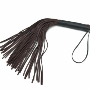 Flogger aus Leder braun
