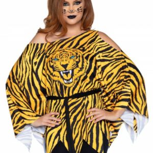 Tiger-Poncho mit Ohren