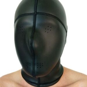 Neopren Maske mit perforierten Augen und Mund
