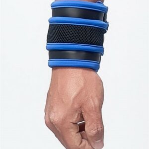 Neopren-Armband-Portemonnaie - schwarz-blau