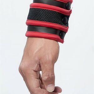 Neopren-Armband-Portemonnaie - schwarz-rot