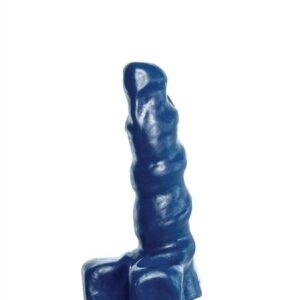 Crackstuffers Dildo sanft gerillt - blau
