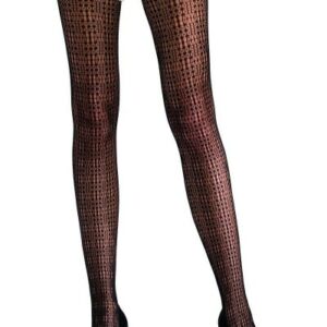Netz-Strumpfhose mit Muster