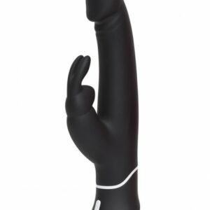 HappyRabbit Realistischer Vibrator schwarz