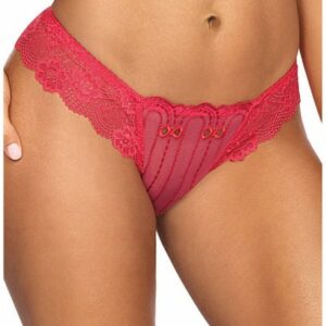 String mit süßen Cut-Outs pink