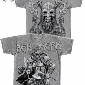 T-Shirt mit Vikinger-Print