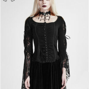 Bluse mit Spitze