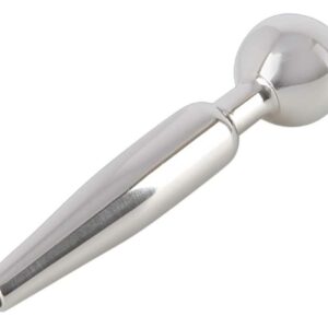 Cum-Thru Play - Hollow Penisplug aus Metall