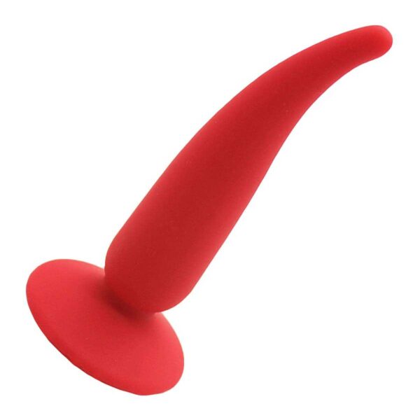 Analdildo aus Silikon Red Chili 12 CM