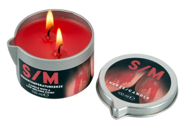 SM-Kerze Rot Tiegel 100 ml
