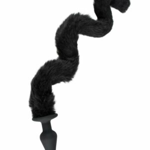 Plug + Tail Analplug mit Katzen-Schweif am Stopper Bad Kitty Schwarz