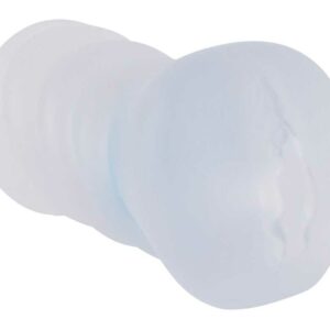 Masturbator in Vagina-Optik mit integriertem Penisring Stroker Transparent