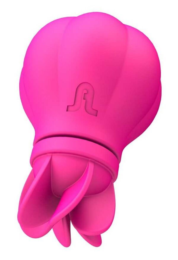 Auflegevibrator Caress mit 5 AufsÃ¤tzen und 2 Motoren Adrien Lastic Pink