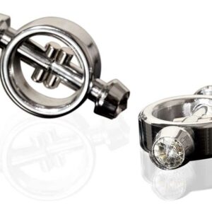Magnetic Nipple Clamps magnetische Nippelklemmen mit Schmucksteinen Metal WÃ¶r...