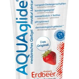 Joydivision Medizinisches Gleitgel auf Wasserbasis mit Erdbeer-Duft und -Gesc...