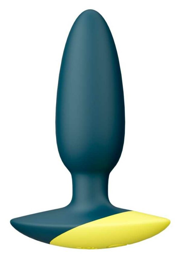 Analplug "Bass" mit 10 Vibrationsmodi und breiter Basis Romp GrÃ¼n