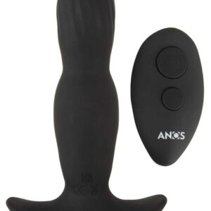 Aufpumpbarer Vibro-Analplug mit 10 Vibrationsmodi und Pumpfunktion + Fernbedi...