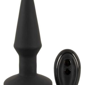 Aufpumpbarer Vibro-Analplug mit 10 Vibrationsmodi ANOS Schwarz