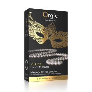 Silikon Massage-Gel Set - Pearls Lust Massage Kit mit Halskette und Guide