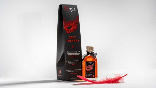 Massage-Ãl Sexy Therapy Kissable Massage Set Strawberry